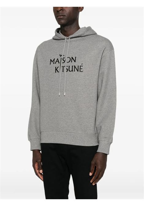 mk pillar comfort hoodie man grey MAISON KITSUNÉ | PM00701KM0341H131